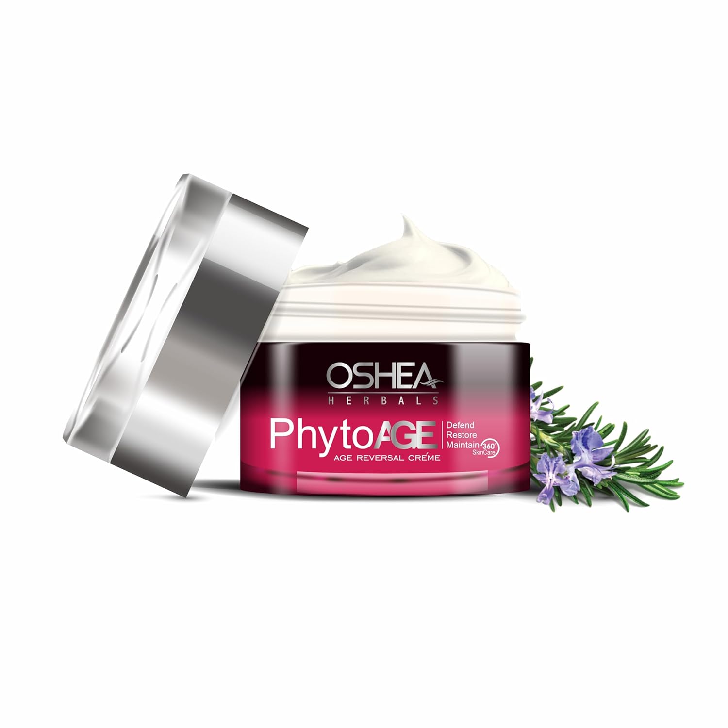Oshea Herbals PhytoAge Age Reversal Anti Wrinkle Face Cream For All Skin Types | Improves Skin Tone, Age Spots & Under Eye Dark Circles | Free from Paraben & Artificial Color - 50 g