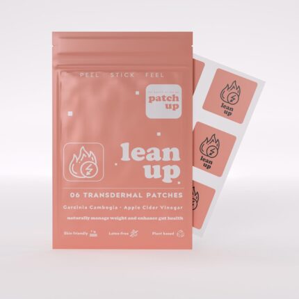 PATCH UP - Lean Up | Apple Cider Vinegar (ACV) patches | Gut and weight management | Improves digestion | Boosts metabolism | Reduces cravings and bloating (Standard, 6)