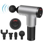 PATTAR Facial and Body Massager Gun - Cordless Handheld Deep Tissue & Muscle Massager, 6 Speeds Massage Device Super Quiet | Portable Electric Massager Gun.