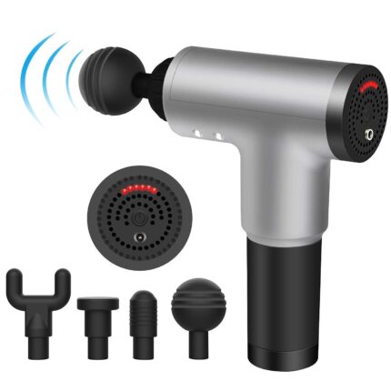 PATTAR Facial and Body Massager Gun - Cordless Handheld Deep Tissue & Muscle Massager, 6 Speeds Massage Device Super Quiet | Portable Electric Massager Gun.