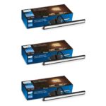 PHILIPS 7-Watts Moonglade Black Picture Light | Picture Light For Display | Warm White | Pack of 3