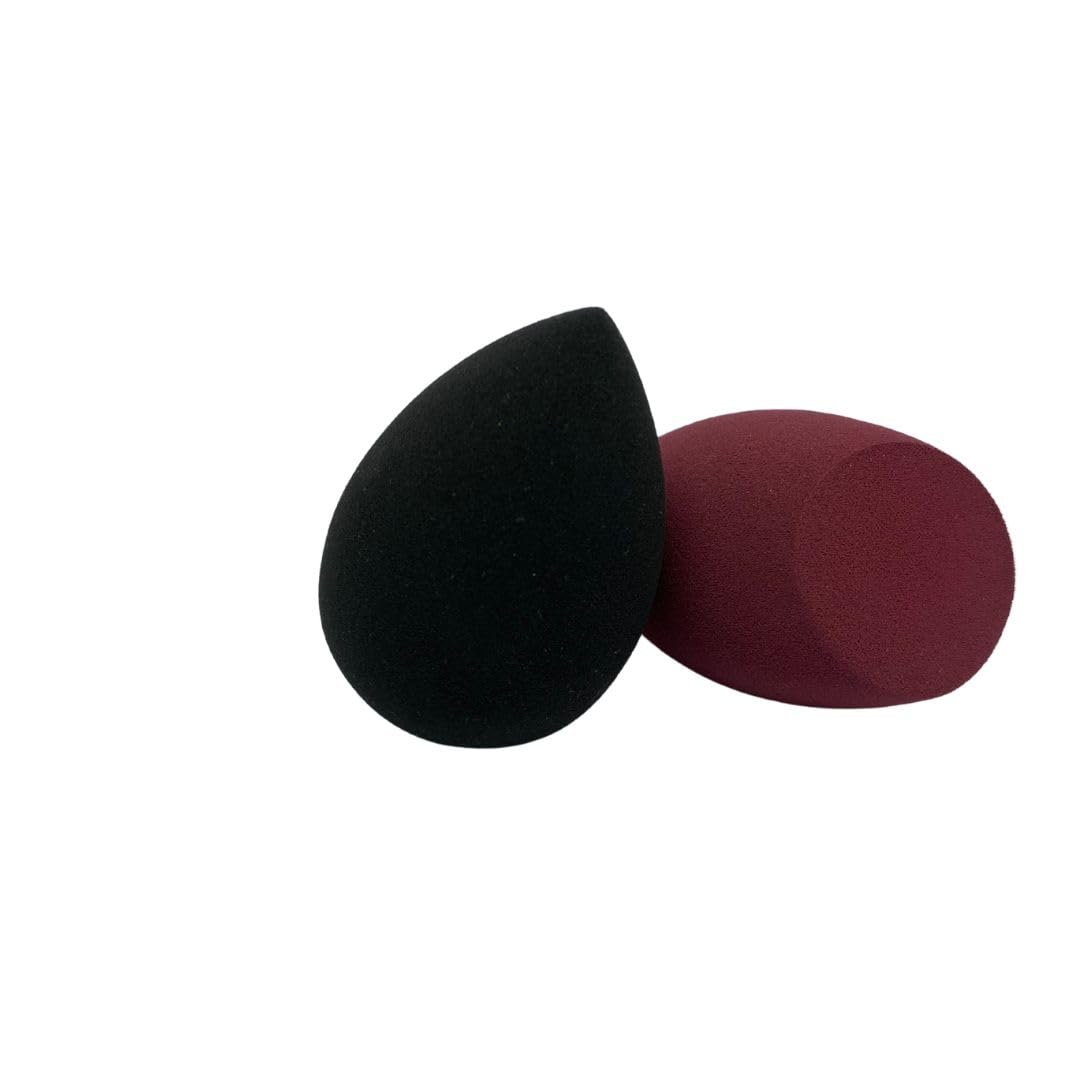 PLUSH WORLD Beauty Blender Sponges Combo for Face Makeup | Face Makeup Sponge Puff for all Skin Types - Soft, Latex-Free, Reusable | Soft Sponge For Liquid Foundation, Creams, and Powders wet and Dry Makeup | Precise Edges | Reusable & washable | Soft & Bouncy