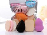 PROFESSIONAL Sponge Makeup 6 In 1 Beauty Blender Puff (Color May Vary)- Set of 6 pack of 1 pcs 6