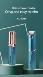 Painless Removal Shaver For Women|Usb Rechargeable Waterproof Eyebrow Face Razor Trimmer For Lips|Body|Arms Electronic Facial Hair Remover Shaver(Green)(Santro), Blue