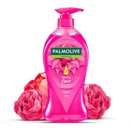 Palmolive Soft Rose & Peony Aroma Alluring Love Body Wash for Women & Men | Mood boosting fragrance | For youthful, hydrated skin | No paraben & silicone, pH balanced, Body Wash Shower Gel 750ml