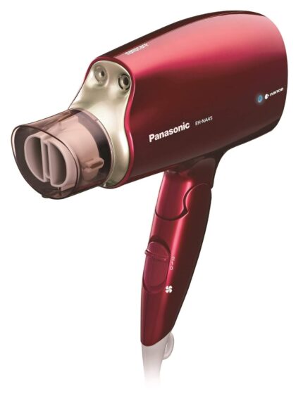 Panasonic Hair Dryer With Nanoe Technology For Shinier, Healthier and Moisture-Rich Hair, UV Resilient to prevent Hair Damage, 3 Settings for Salon like blow-dry, 1600 Watts, Pink, EH-NA45RP62B