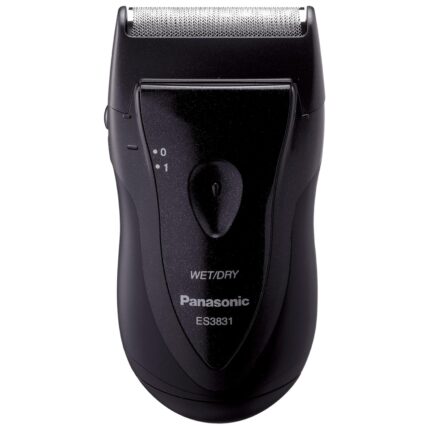 Panasonic Male Es3831K Single Blade Travel Shaver, Black