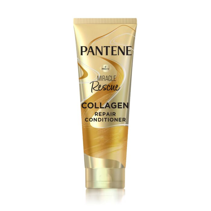 Pantene Miracle Rescue Collagen Conditioner | Damage Repair Conditioner Infused with Pro-V and Collagen for Frizzy, Dry and Damaged Hair | Helps Repairs 3 Months of Damage in 3 Minutes | 200ml