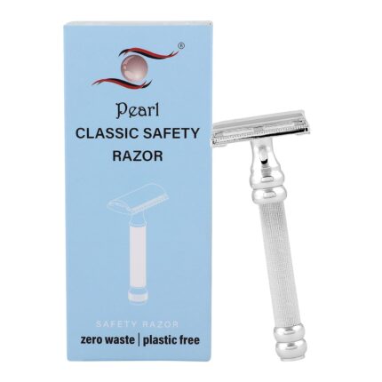 Pearl Shaving Double Edge Butterfly Safety Razor SBF-11 (Chrome)