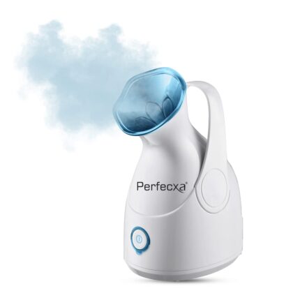 Perfecxa Multi Functional Face Steamer For Cold & Cough, Vapourizer & Steamer For Face Steam, Steam Inhaler & Vaporizer Machine With Nano-Ionic Technology, Fast Mist In 30Sec &1 Year Warranty- Vhs-390
