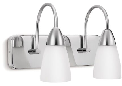 Philips 32033/11/66 Aquafit Wall Light (Chrome and Metal, 12W)