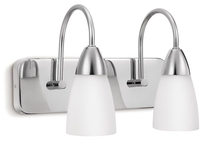 Philips 32033/11/66 Aquafit Wall Light (Chrome and Metal, 12W)