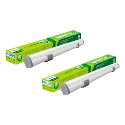 Philips 5W LED Cool White Tubelight, Pack of 2, (Astra Line)