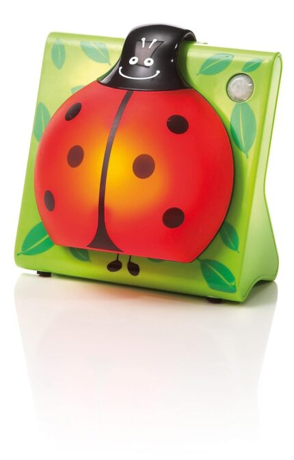 Philips 69112/32/86 GuideLight Bug Table Lamp (Red and Synthetic)