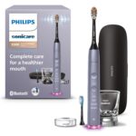 Philips Sonicare DiamondClean Smart Electric, Rechargeable Toothbrush for Complete Oral Care – 9300 Series, Gray, HX9903/45