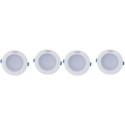 Philips Starfit 10 watt Concealed JB LED downlighter for Ceiling with 3 inch Cut-Out (Cool Day Light, Pack of 4), White, (929002593406_2)