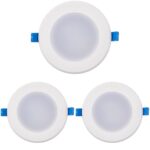 Philips Starfit 7 watt Concealed JB LED downlighter for Ceiling with 3 inch Cut-Out (Cool Day Light, Pack of 3), White