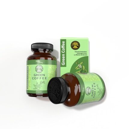 Phyto Atomy Elixr Green Coffee Capsules for Weight Management - Ayurvedic Herbal Formula with Natural Fat Burner, Antioxidants & Energy Boost - Supports Metabolism, Detox & Appetite Control