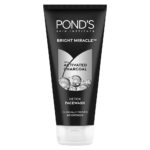 Ponds Bright Miracle Detox Facewash | 10X Power of Activated Charcoal| For Deep Cleaned Skin | Reveals Glow, Pollution Clear Face Wash, 200gm