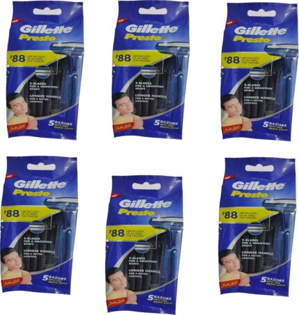 Presto Shaving Blade (5-In-1) Pack of 6