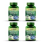 Probiotics 50 Billion CFU - 20 Strain + 150mg Prebiotic Supplement | Good For Digestive, Gut health, Immunity,Gas & Bloating Support | Good For Men And Women | Clinically Proven (Pack Of 4)
