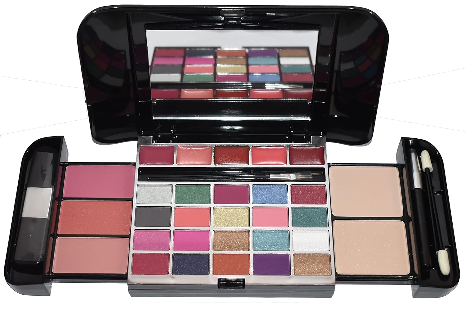 Profeesional Makeup Collection | Matte & Shimmer Eyeshadow, Face Powder & Blusher, Foundation Kit Palette Set for Women |All Skin Type,1689(280G) | Includes Brush - Perfect for Beautiful look