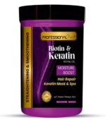 Professional Feel Biotin & Keratin Royal Oil Keratin Hair Repair Mask & Spa, Total Repair Hair (800 gm)