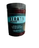 Professional Keratin Brazilian Nourishing Hair Mask For All Types Hair | Repair Damaged Hair with Silky Moisturizing & Smoothing Treatment (Unscented, 1000Ml), 1 Count