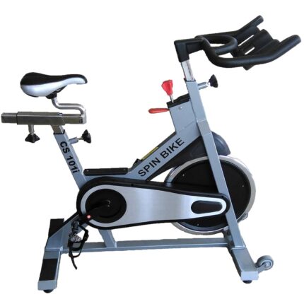 Propel FitnessOne CS 101i Commercial Spin Bike| Max Weight: 150 Kgs | Flywheel 20 Kgs| 2 Way Motion| Chain Driven System| Heavy Duty Crank| Leather Brake| Adjustable Handle Bar & Seat