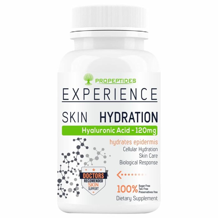 Propeptides Hyaluronic Acid Tablet With Vitamin C, Glutathione & Biotin Supports Healthy Skin, Hair, Nails | Hyaluronic Acid Powder Supplements For Women & Men | Boost Collagen-No Sugar 60 Tablets