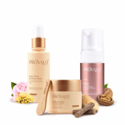 Provalo Pore Cleansing Hydration Regime(Salicylic Acid- 1%) For Dry & Sensitive Skin (Women)