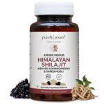 Purely Yours Shilajit & KSM-66 Ashwagandha Capsules for Men & Women - ASHWA VIGOUR Shilajeet with Safed Musli for Boost Energy & Stamina | Improves Endurance & Performance & Blood Flow (60 Capsules)
