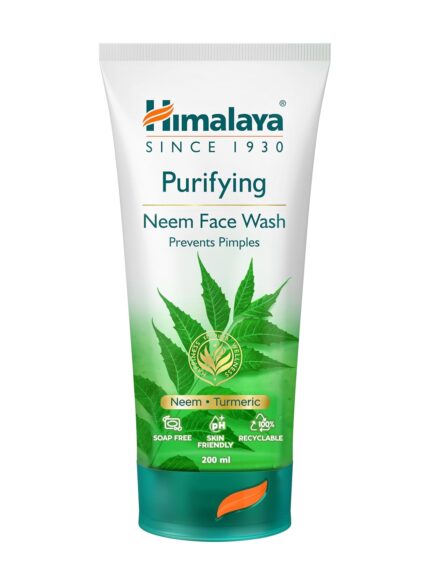 Purifying Neem Face Wash, 200 ml Tube Pack | Soap Free | Paraben, Phthalates free | Best for Acne Prone Skin | Eliminates Pimples