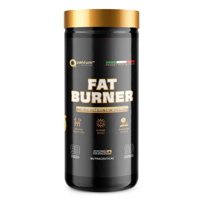 Quantum Nutrition Fat Burner Tablets | Thermogenic Weight Loss Support | Boosts Metabolism, Energy & Appetite Control | Fat Burning Supplement for Men & Women (90 Tablets)