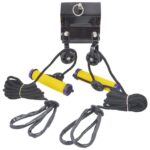 RDE home care Nylon Door Gym Rope Exercise Shoulder Pully/Paralysis Exercise/Body Fitness/Home Gym (Black)