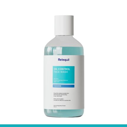RE' EQUIL Oil Control Face Wash | Soap & Sulphate Free Face Wash with Zinc PCA | Controls Excessive Oil Production | For Oily Acne Prone Skin | 200 ml