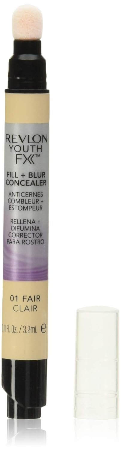 REVLON Youth Fx Fill + Blur Matte Concealer Cushion With Full-Coverage, Fair, 0.11 Fluid Ounce