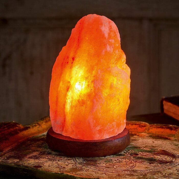 RURAL KART 2-3 Kg Natural Air Purifier Himalayan Salt Lamp- Organic Pink Rock Salt Table Lamp Electric - Vastu, Feng Shui, Home Decor, Healing, Peace & Harmony