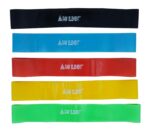 Raw Element Resistance Bands for Exercise – Set of 5 Loop Bands for Workout, Strength Training, Yoga, Rehab & Fitness – Durable Latex Bands for Men & Women
