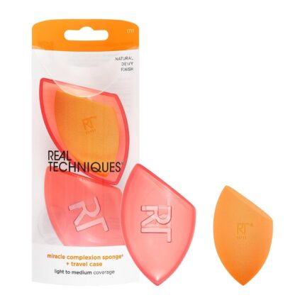 Real Techniques Miracle Complexion Sponge with Travel Sponge Case