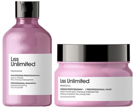 Rebellious Hair Fix: Pro-Keratin & Kukui Nut Oil Shampoo (300ml) + Hair Mask (250g) for Soft, Smooth Results