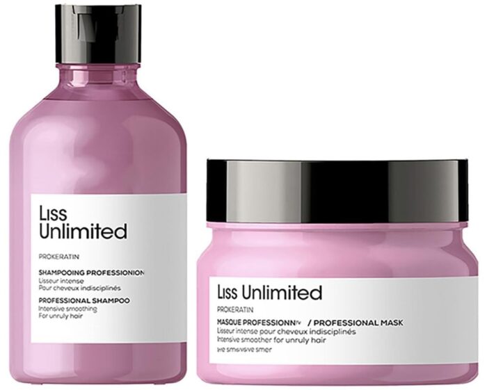 Rebellious Hair Fix: Pro-Keratin & Kukui Nut Oil Shampoo (300ml) + Hair Mask (250g) for Soft, Smooth Results
