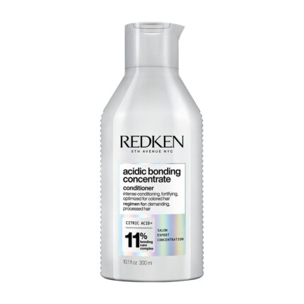 Redken Acidic Bonding Concentrate Conditioner With Citric Acid, 300 ml | Professional Bond Repair Conditioner For Dry, Damaged, Coloured and Frizzy Hair | For Men & Women