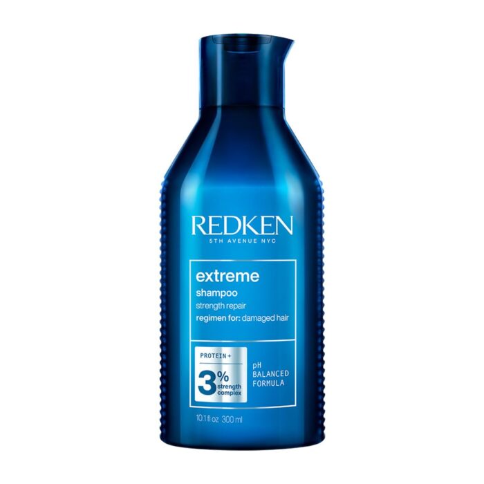 Redken Extreme Shampoo Infused With Protein & Anti Breakage Treatment, 300 ml | Professional pH Balancing Shampoo To Repair Weak, Dry, Damaged & Brittle Hair | For Men & Women