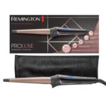 Remington Proluxe Midnight Curling Iron Ci91Wb | Long-Lasting Curls With Optiheat Technology & Grip-Tech Ceramic Coating | 13-25Mm Cone | 10 Heat Settings For Gentle, Non-Slip Styling, Black