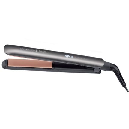 Remington S8598 SmartPro™ Hair Straightener | Keratin Protect Flat Iron with Almond Oil Infused Plates | Intelligent Heat Sensor Technology | 3x More Heat Protection | Digital Display | 5-Year Guarantee
