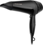 Remington Thermacare Pro Hair Dryer D5710 | 2200 Watts Performance With Concentrator | Ceramic Ionic Grille For Frizz-Free Shine | 3 Heat & 2 Speed Settings | Cool Shot & 2.5M Power Cable, Black