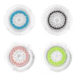 Replacement Compatible with Facial Cleansing Brush Head, Facial Cleansing Brush Head for Clogged and Enlarged Pores (4 Pack,Mutilcolor)