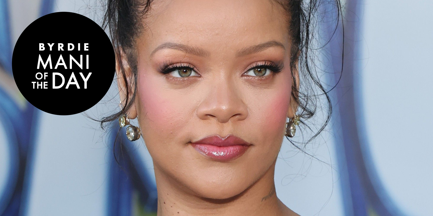 Rihanna's Pearly Pink Cat Eye Manicure Was Made for Summer Nights