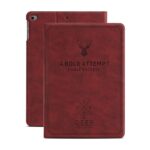 Robustrion Smart Stand Case Cover for Apple iPad 10.2 inch 9th Gen 2021 Cover 8th Gen 2020 7th Gen 2019 Generation- Deer Vine Red